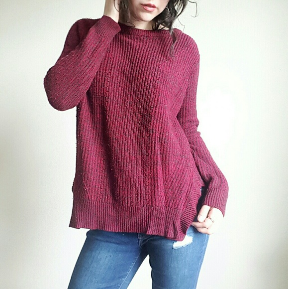 Mossimo Supply Co. Sweaters - MOSSIMO Maroon knit sweater